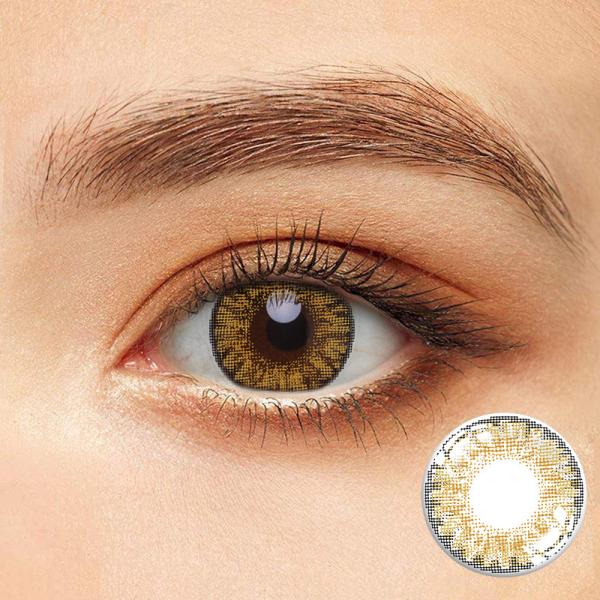 KSSEYE True Sapphire Blue Contact Lenses Non Prescription 14.5