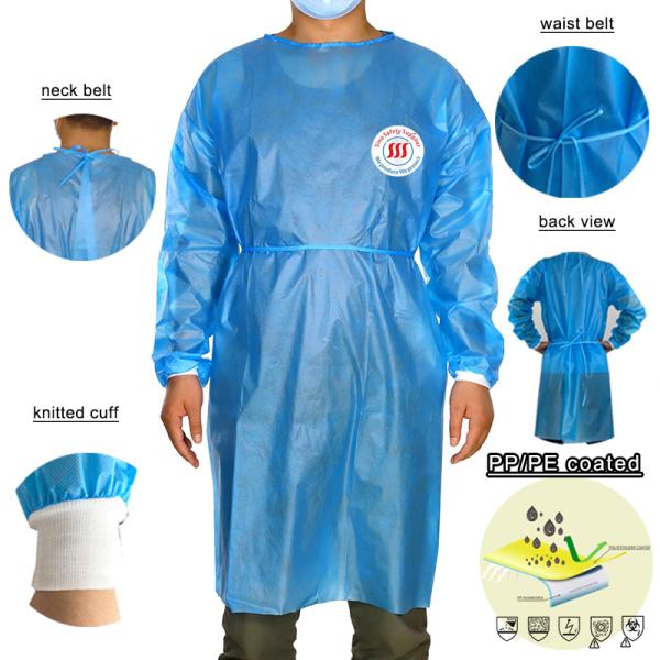 PPE Level 1 2 3 Medical Isolation Gowns