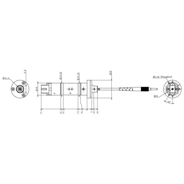 соединение SM MM канала 2000rpm ОКТЯБРЯ одиночное оптически роторное