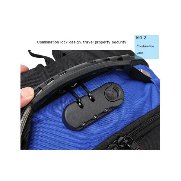 Men'S Business Casual Large Capacity Travel Bag Computer Backpack Middle School Students Schoolbag Men'S Backpacks