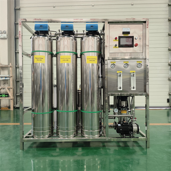 1 тонна однополярного оборудования обратной осмозы для очистки чистой минеральной воды