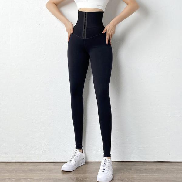 Workout Leggings With Built In Waist Trainer