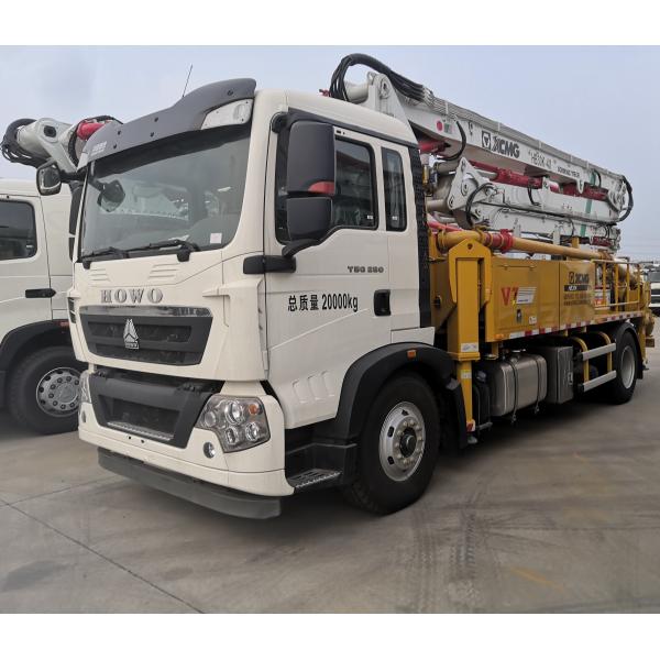 Sinotruk Factory price 6x4 52m HB52V schwing concrete pump remote control truck mounted mixer concrete pump pipe