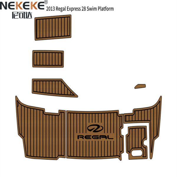 6mm UV Resistant Self-Adhesive Marine EVA Flooring for 2013 Regal Express 28 Boat Deck Mat