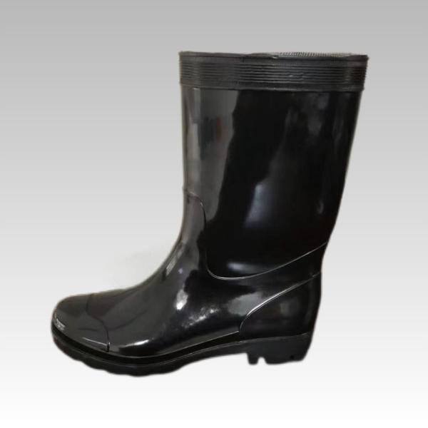 Alkali Resistant Safety Rain Boots 30cm Height Safety Toe Rubber Boots
