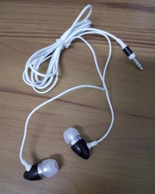 OEM Metal earphone Aluminum ear-lap in-ear earphones   mobile phone headphone bullet earbuds