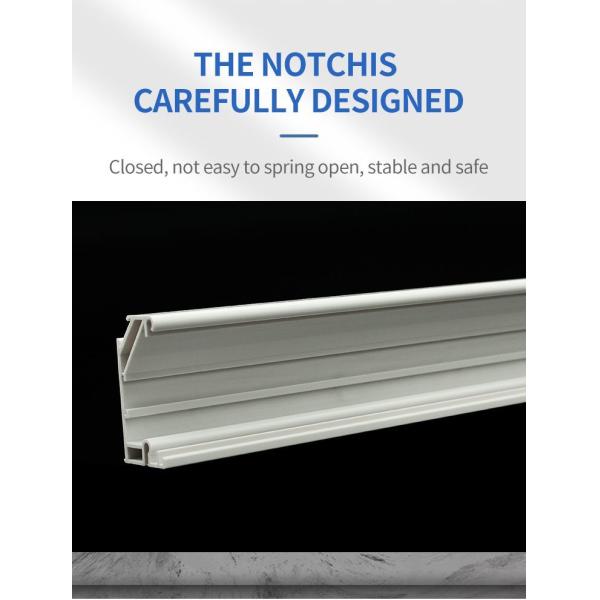 Perfiles industriales de PP a medida, tiras impermeables de ABS, bandas de sello de puertas de vidrio, perfiles de plástico