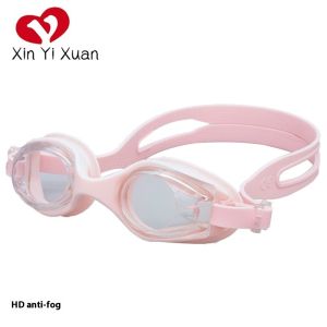 Factory Wholesale Kids Swim Goggles Anti Fog Waterproof PC Impact Resistant Lens