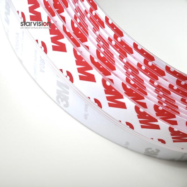 3M Poster Zipper Tape Polypropylene Polymers For Advertising Scrolling Light Box