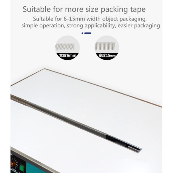 D308 High Table Cartons Semi-Automatic PP Thermal Strapping Machine Packaging Machine