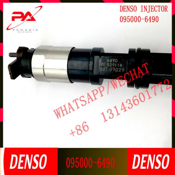 Injetor comum 095000-6490 para escavadeira de caminhão de carga Denso