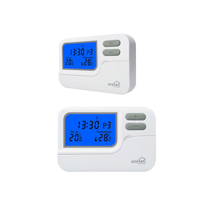 7 Day Programmable Digital Boiler Heating Wired Thermostat 230V