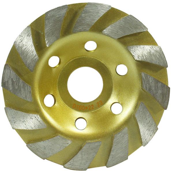 Спеченные абразивные диски чашки Turbo каменные на гранит 6104