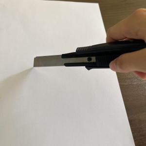 0.4 Mm Thickness DIY 18mm Knife Blades / Heavy Duty Utility Knife Blades Snap Off