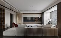 Modern TV Cabinet Custom TV Wall Unit White Lacquer Cabinet Fitted Living Room Furniture