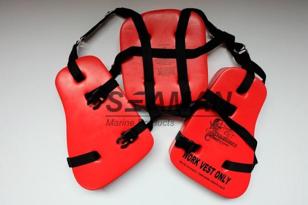 Adult Seahorse Lifevest Vinyl - Dip PVC Boating Life Jackets Three Panel