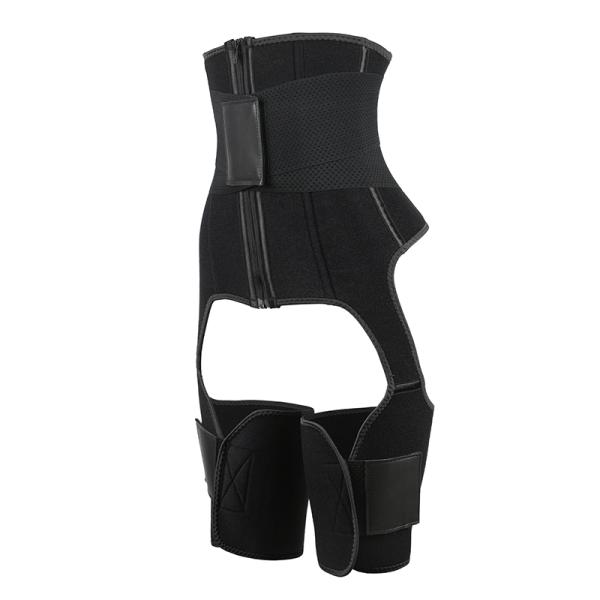 Waist Thigh Trimmer Black  Loop Belts  Waist Trainer Thigh Trimmer MHW100078B