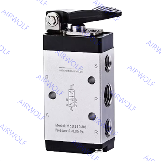 AIRTAC M5 Series 5/2 way Pneumatic Mechanical Control Valve 1/8, 1/4 with 0~1.0MPa Operating Pressure –20~+70℃ Working Temperature Range and Directional Control Function