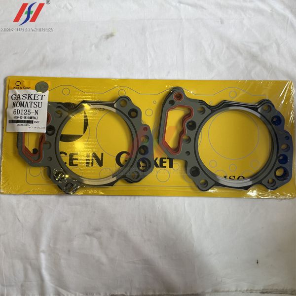 Diesel Engine Part 6150-12-1810 Cylinder Head Gasket — Replacement Part For 6D125 Series