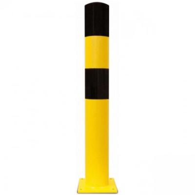 Bornes en acier jaunes de fabrication de Fab Safety Bollards Bunnings Hardware en métal