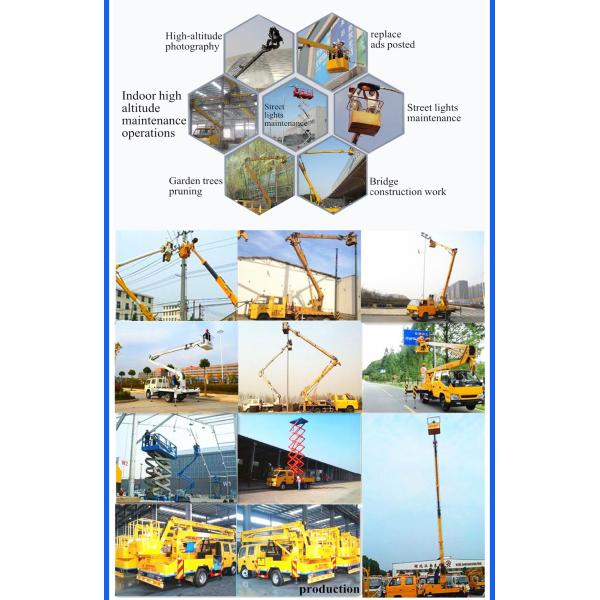 4 * 2 High Altitude Operation Truck 22m Working Height For Dongfeng Tianjin