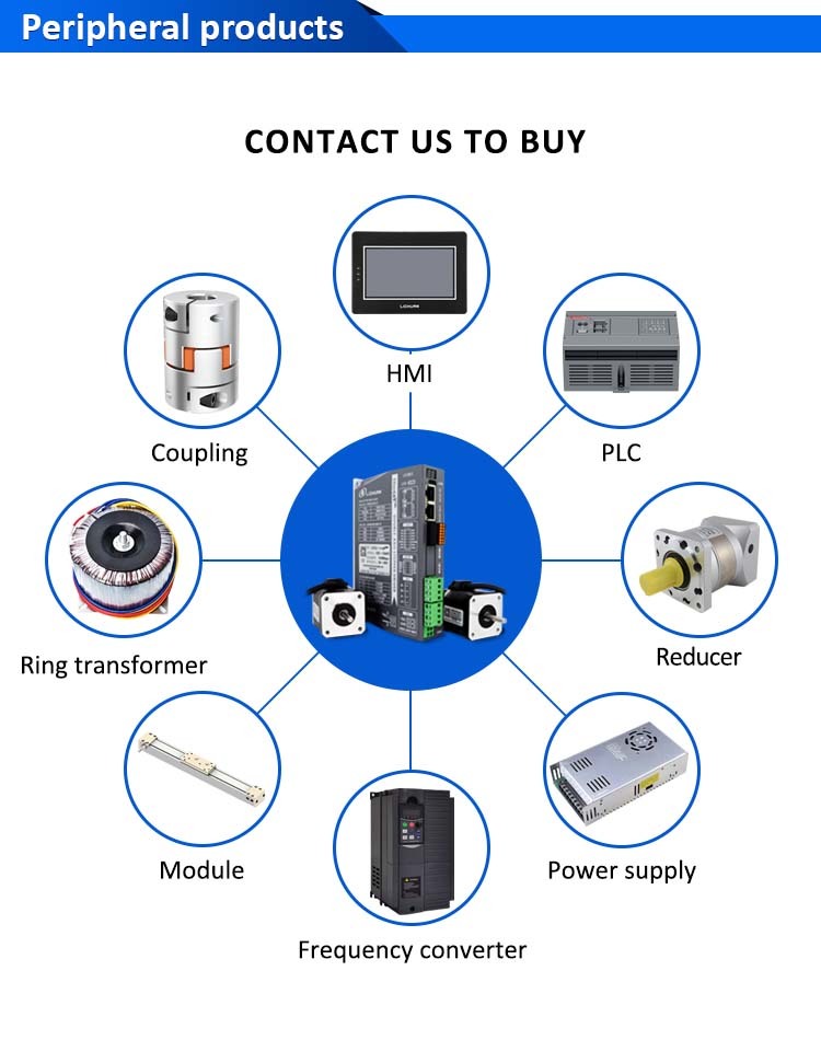 Lichuan 2A DC Open Loop Stepper Motor Drivers Kit EtherCAT 0.52N.m 2 Phase Nema17 DC24V~50V 2.0A
