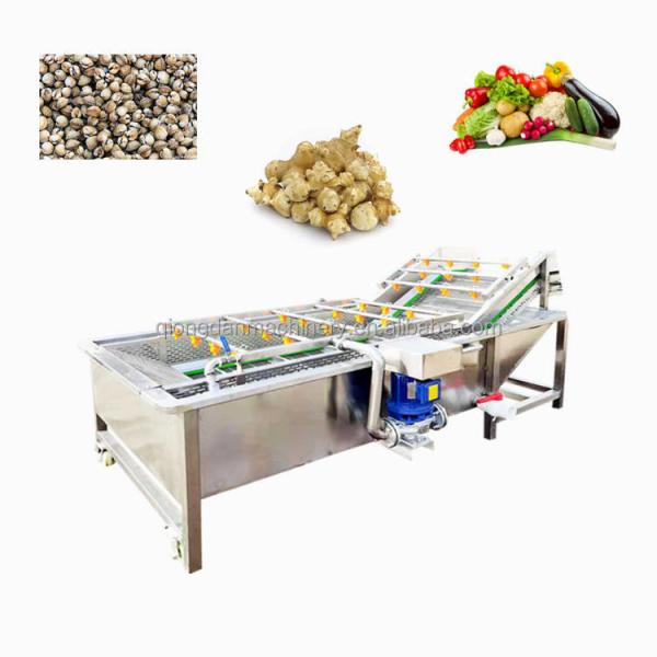 máquina industrial SS304 do legume fresco da categoria 100kg/H da lavagem e de secagem
