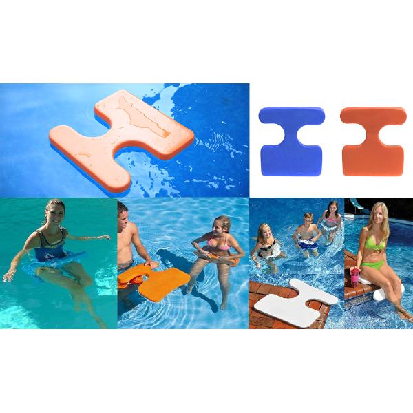 El multicolor ensilla la piscina flota el cojín, silla de montar de la piscina del super suave conveniente