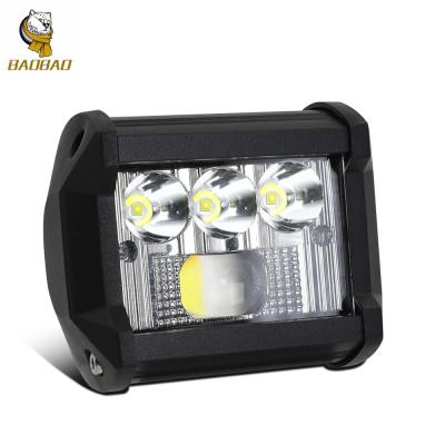 1500LM 15W White Yellow Flash 80V 3 Inch LED Worklights Offroad Accessories