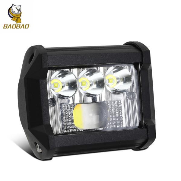 1500LM 15W White Yellow Flash 80V 3 Inch LED Worklights Offroad Accessories