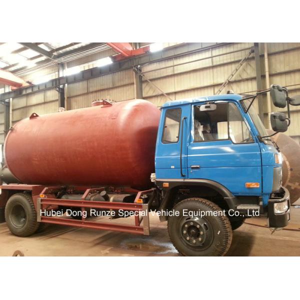 Road Bobtail LPG Gas Tanker With Mobile Dispenser , Bobtail Propane Delivery Truck