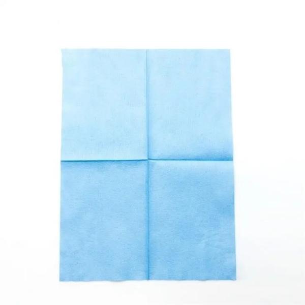 Des serviettes en papier industriel bleu réutilisable durable, du papier industriel pour automobile
