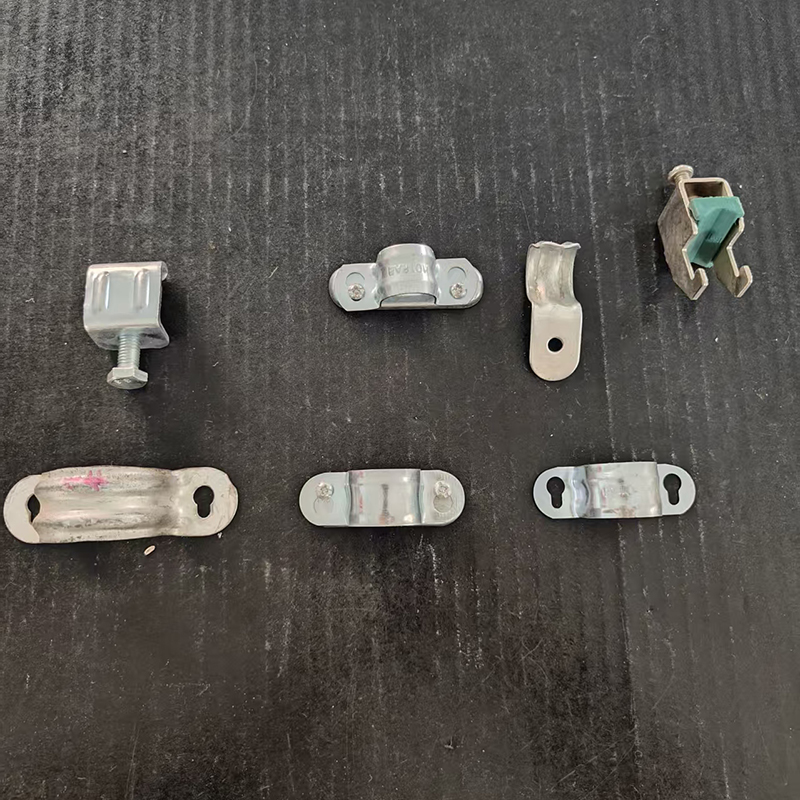 Grade 3 Half Pipe Emt Conduit Clamps Metal Saddle Clip For Electrical Wiring Tube