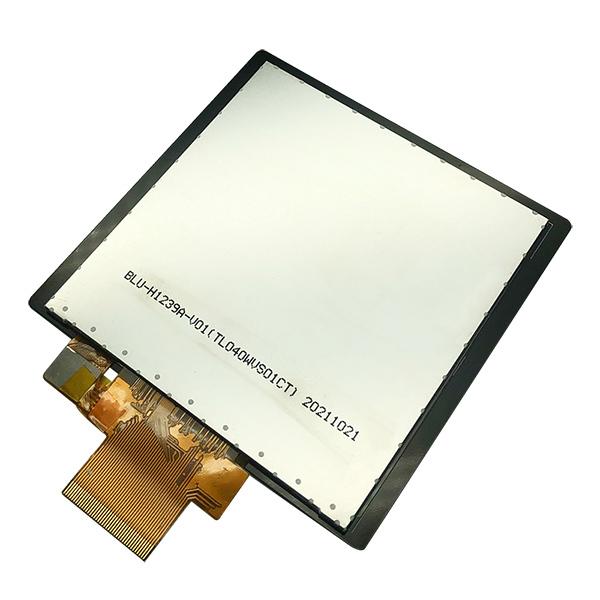 4 Square Industrial TFT LCD (720x720) w/ PCAP Touch, -20°C~70°C Operation, RGB Interface | SFTO400XC-7013ACT