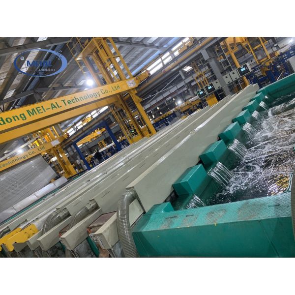 Customization and Flexibility Automated Anodizing Line with 8-12µm Film Thickness for 6500mm Aluminum Alloy Profiles