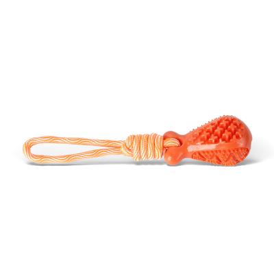 Eco-Friendly Dog Chew Toy with Cotton Rope - Treat Dispensing for Dental Hygiene - Indestructible Toy for Cats and Dogs