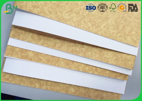 Smooth Surface White Top Kraftliner Board 350gsm 400gsm 700 * 1000 mm In Sheet