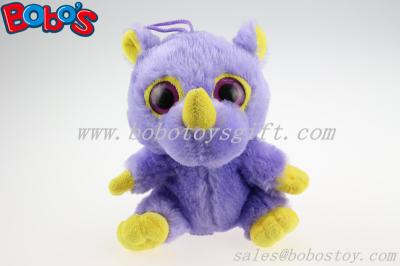 2014 EN71 Approved Promotional Gifts Big Eyes Toy Purple Hippo Toy