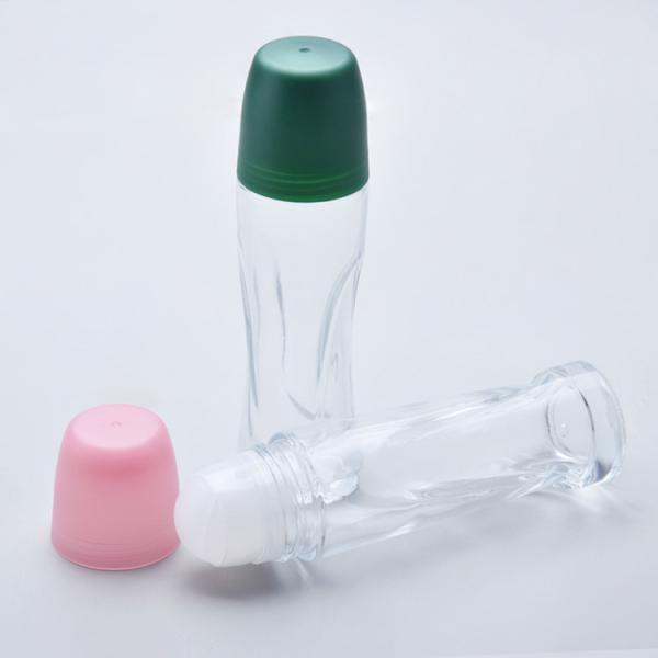 Custom Frosted Roller Ball Perfume Bottle Colored 65ml Refillable Roll On Bottle