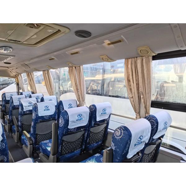 Автобус тренера Passager города челнока мест бренда 30-39 Kinglong используемый XMQ6771 для продажи