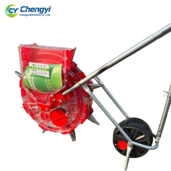 Sturdy Plastic Hand Push Seeder Planter Convenient Uniform Sowing For Home Garden Agriculture