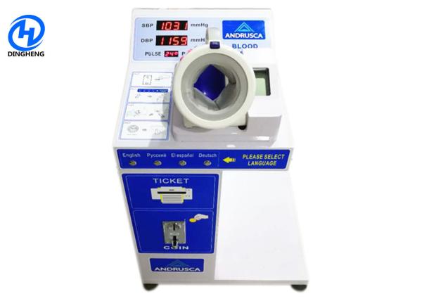 Coin Operated Arm Type Digital Blood Pressure Monitor With Printer Free Ambulatory