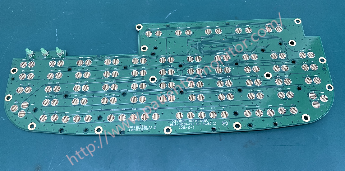 Доска MS1R-110268-V1.0 02,05 кнопочной панели частей машины Edan SE-601B SE-601K ECG
