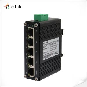 Миниатюрный промышленный Ethernet-коммутатор, 4 порта Gigabit, 802.3at PoE, с 1 портом восходящей линии связи RJ45