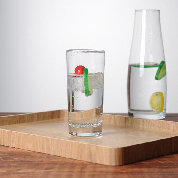 16oz Straight Sided Cocktail Glasses 100% Machine Made Decal Printing Logo