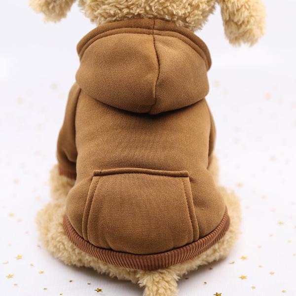 0.1kg Pets Wearing Clothes Blank Woven Logo Puppy Pet Fleece Plain