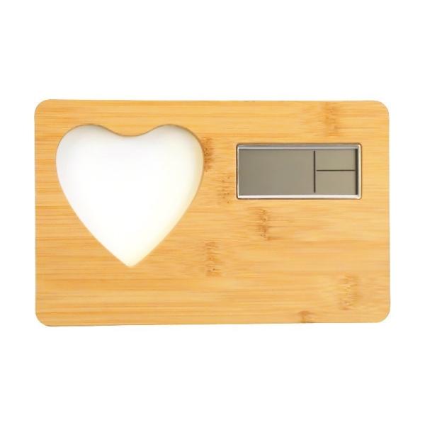 Cadre photo de l'horloge numérique en bois pour l'impression par sublimation