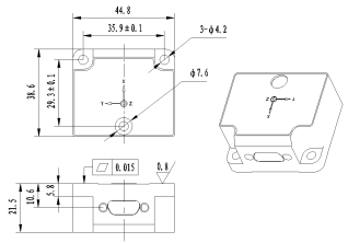 LKF-MTG300A Tri-axis MEMS Gyro Combination with 2 kHz High-Speed Sampling, Compact Lightweight Design, and Severe Environment Resistance