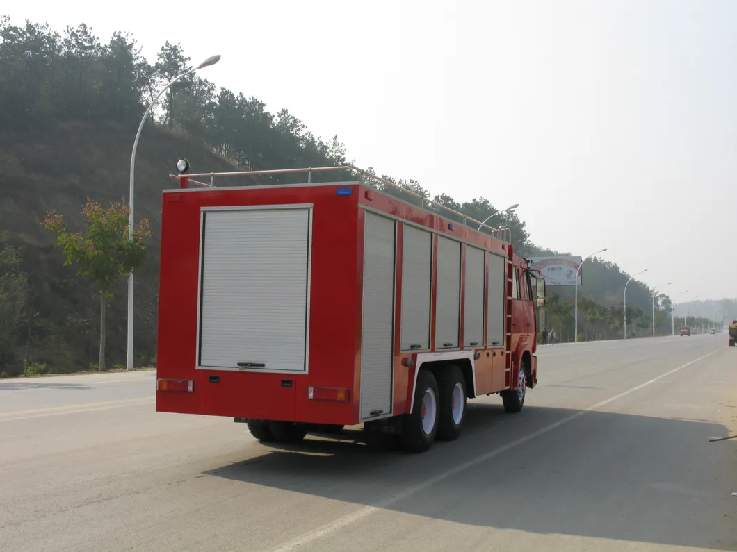 16tons Fire Engine Vehicle 251hp-350hp Foam And Water Tanker Fire Truck