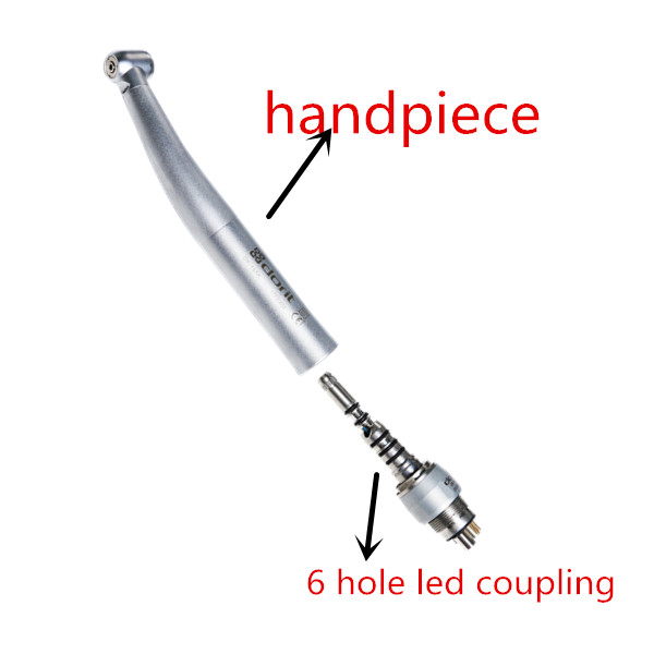 Тройное распыляя ОТВЕРСТИЕ Наконечники 6 оптического волокна выходов привело соединение Multiflex быстрое